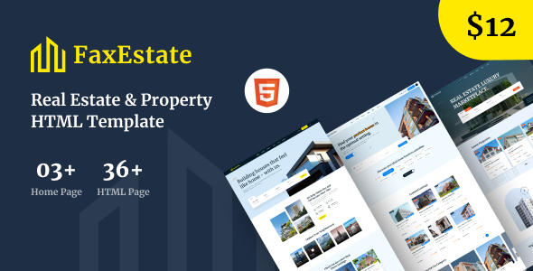 FaxEstate - Real Estate & Property HTML5 Template by ThemeLab-Portfolio