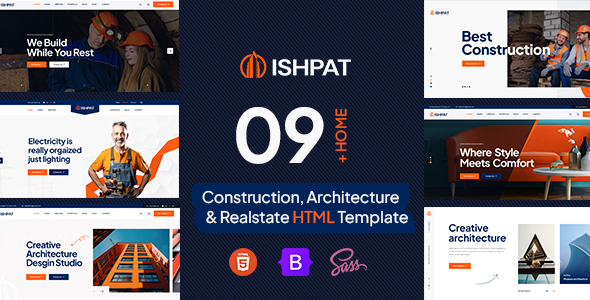 Ishpat – Construction HTML Template by Theme_Pure