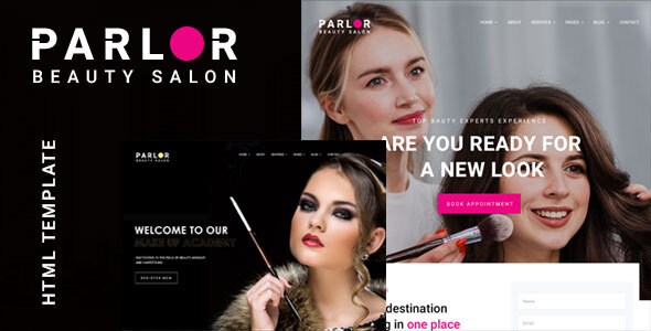 Parlor - make up artist & beauty academy html by Themelab15