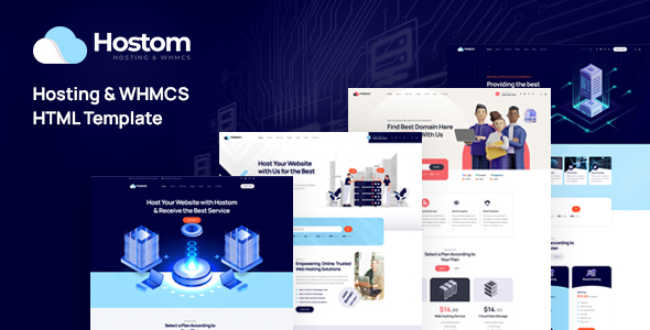 Hostom -  Web Hosting & WHMCS HTML Template by Layerdrops