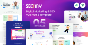 SEOMY - Digital Marketing & SEO Agency Vue Nuxt 3 Template by Theme_Pure