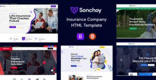 Sonchoy - Insurance Company HTML Template by Thememx