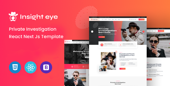 insighteye - Private Investigator React Next Js Template by template_path