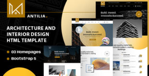 Antilia - Architect & Interior Design HTML Template by Codeliono