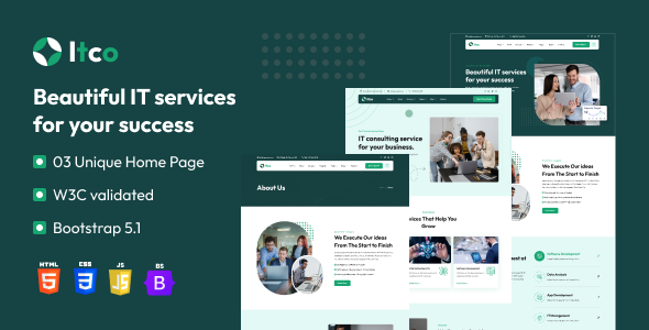 Itco - IT Solutions & Services Html Template by MirrorTheme