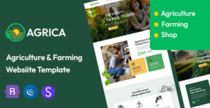 Agrica - Agriculture Farming HTML Template by validthemes