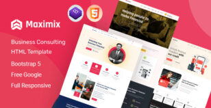 Maximix - Business Consulting HTML Template by zcubedesign