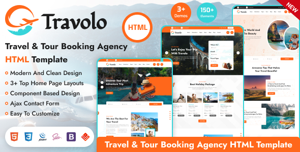 Travolo - Travel Agency & Tour Booking HTML Template by vecuro_themes