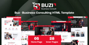 Buzi - Business Consulting HTML5 Template by Hamina-Themes