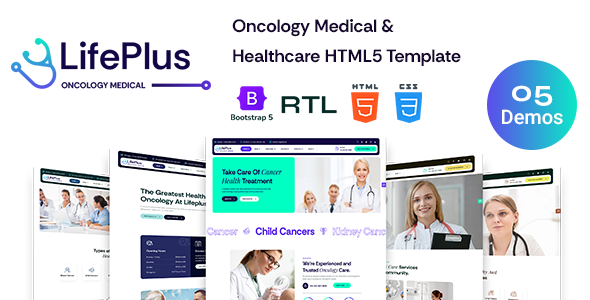 Lifeplus - Oncology Medical & Healthcare HTML5 Template by ThemeHt