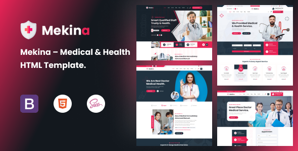 Mekina - Medical & Health HTML5 Template by RRdevs