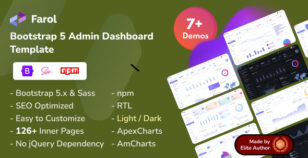 Farol - Bootstrap 5 Admin Dashboard Template by HiBootstrap