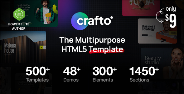 Crafto - The Multipurpose HTML5 Template by themezaa