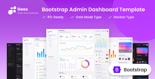 Geex - Bootstrap5 Admin Dashboard HTML Template by ThemeWant