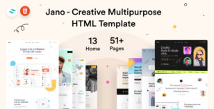 Jano - Tailwind CSS Creative Multipurpose HTML Template by ib-themes