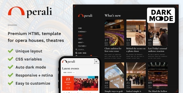 Operali - Theatre and Performing Arts HTML Site Template by liviu_cerchez