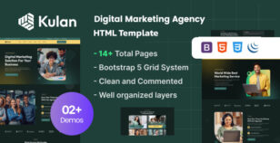 Kulan - Digital Marketing Agency HTML Template by theme_ocean