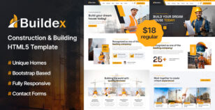 Buildex - Construction and Building HTML5 Template by ThemeEaster