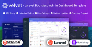Velvet - Laravel Bootstrap Dashboard Template by SPRUKO