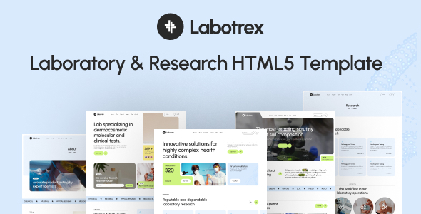 Labotrex - Laboratory & Science Research HTML5 Template by BoomDevs