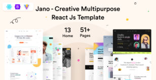 Jano - Multipurpose React Js Template by elite-themes24