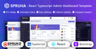 Spruha - React Typescript Admin Dashboard Template by SPRUKO