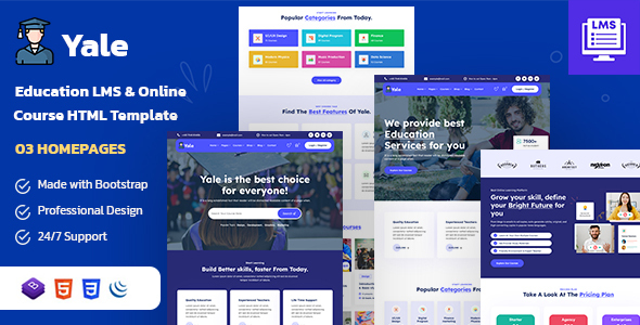Yale - Education HTML Template by theme_ocean