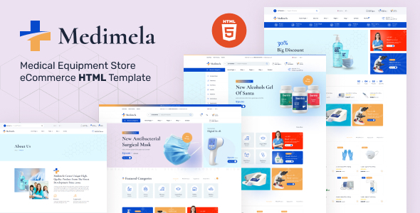 Medimela - Medical Equipment Store eCommerce HTML5 Template by envalab