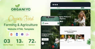 Organiyo - Organic Food Farming & Agriculture HTML Template by Codebasket