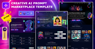 Promptly - AI Prompt Marketplace Bootstrap Template by SemoThemes