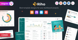 Riho – Angular Admin Dashboard by PixelStrap