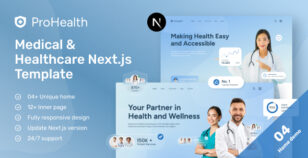 ProHealth - Medical and Healthcare NextJS Template by laralink