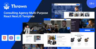 Thrown-Business Consulting Agency Multi-Purpose React NextJS Template by Website_Stock