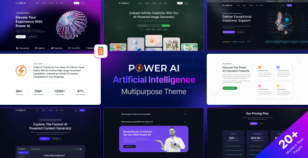 Power AI - Artificial Intelligence Multipurpose Website HTML Template by wprealizer
