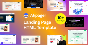 Akpager - Multipurpose Landing Page HTML Template by Webtend