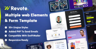 Revote - Multiple Web Elements & Forms Templates by UserThemes
