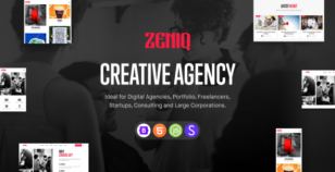 Zeniq - Digital Agency & Portfolio HTML Template by reacthemes