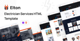 Elton - Electrician Services HTML Template by udayraj