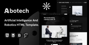 Abotech - Artificial Intelligence & Robotics HTML Template by CodersOcean