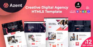 Azent - Creative Digital Agency HTML Template by modinatheme
