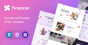 Financer - Business and Finance HTML Template by TonaTheme