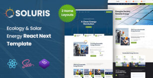 Soluris - Ecology & Solar Energy React Template by KodeSolution