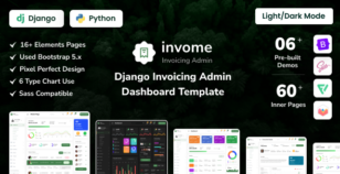 Invome - Django Invoicing Admin Dashboard Template by dexignlabs