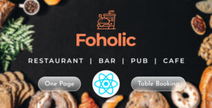 Restaurant & Cafe Food React Template - Foholic Food by The_Krishna