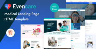Evencare - Medical Landing Page HTML Template by laralink