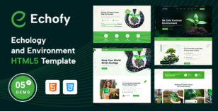 Echofy – Environment, Ecology & Solar Energy HTML5 Template by Dreamit-Solution