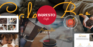 Baresto - Cafe, Bar and Restaurant Website Template by designesia