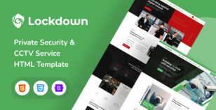 Lockdown - Private Security & CCTV Service HTML Template by starplate