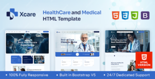 Xcare - Medical and HealthCare HTML Template by designervily