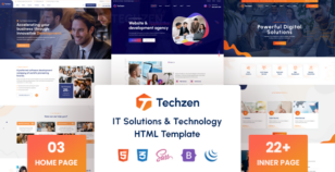 Techzen - IT Solutions & Technology HTML Template by rs-theme
